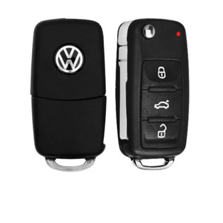 Capa Carcaça Chave Canivete Gol Fox Golf Up Jetta Voyage G6 Tiguan Vw Volkswagen 3 Botões em Oferta na Shopee