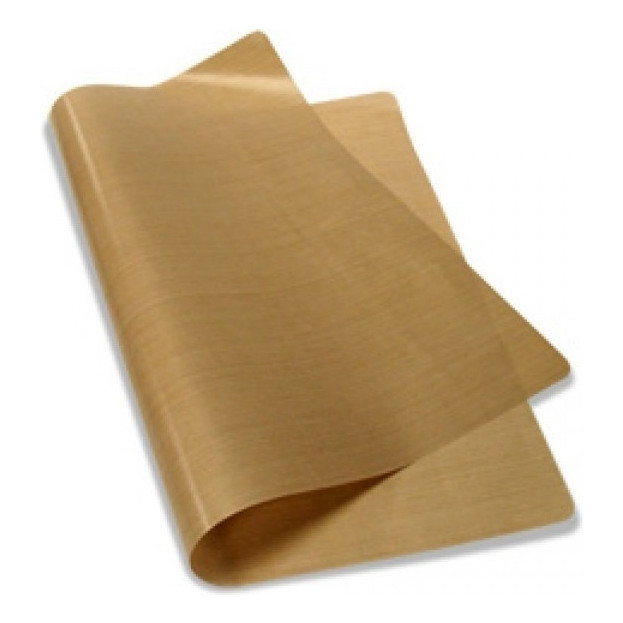 Manta Folha Teflon 33x40 S/adesivo Sublimação Marrom Reutilizável Briwax