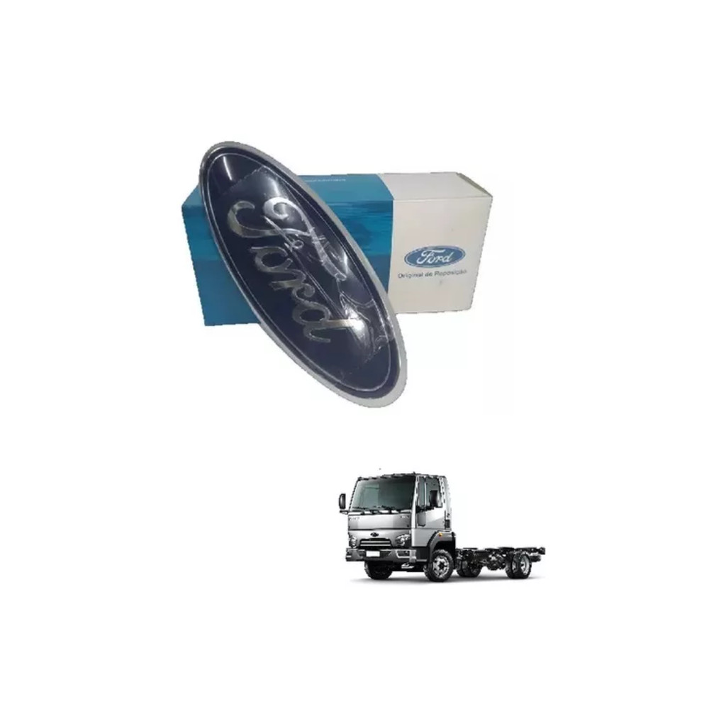 Emblema Ford Frontal Da Grade Oval Ford Cargo 816/1119 13/19