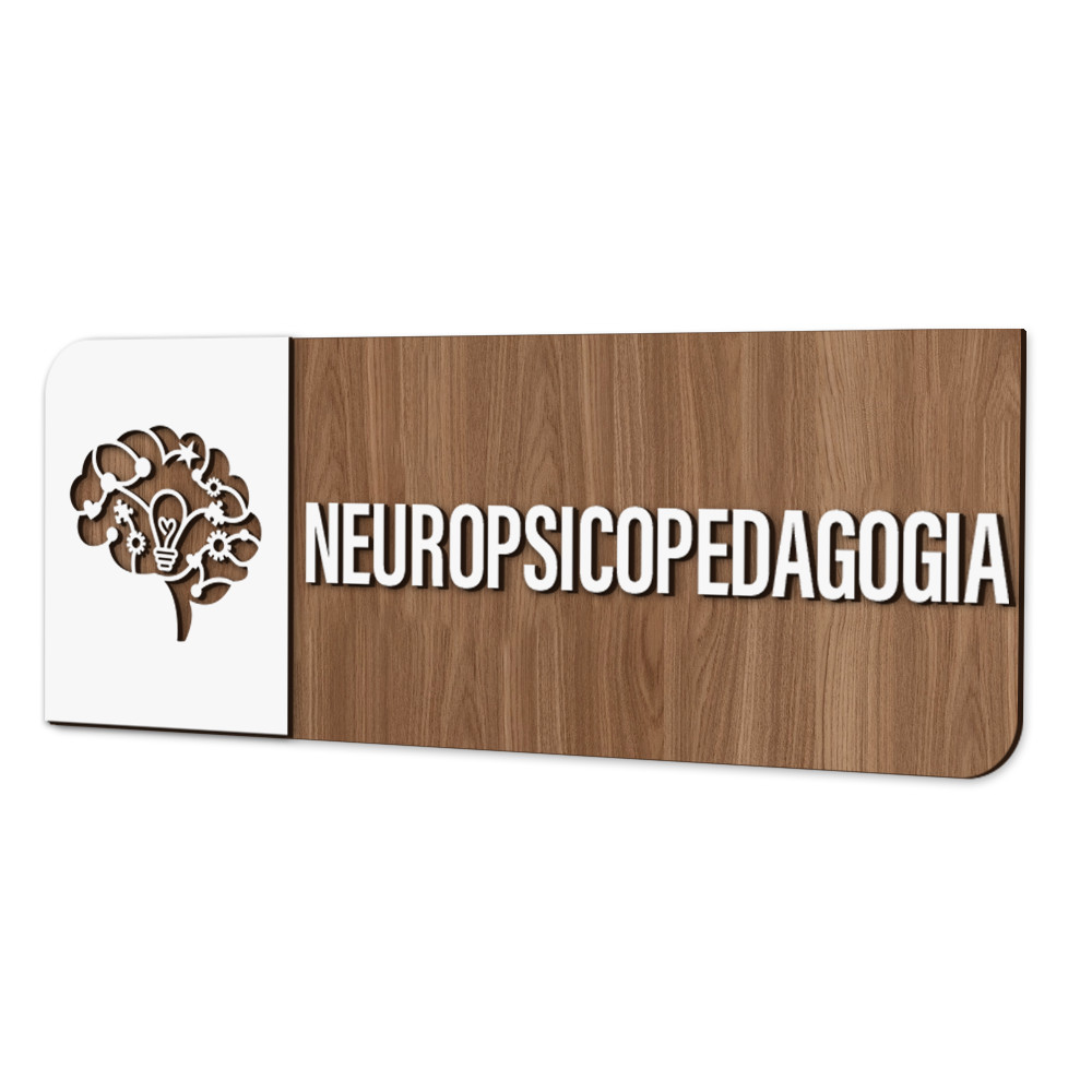 Placa Sinalização Indicativa Neuropsicopedagogia