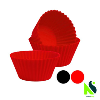 Kit Forma para cupcake Silicone Forminhas de Silicone Quindim empada em Oferta na Shopee