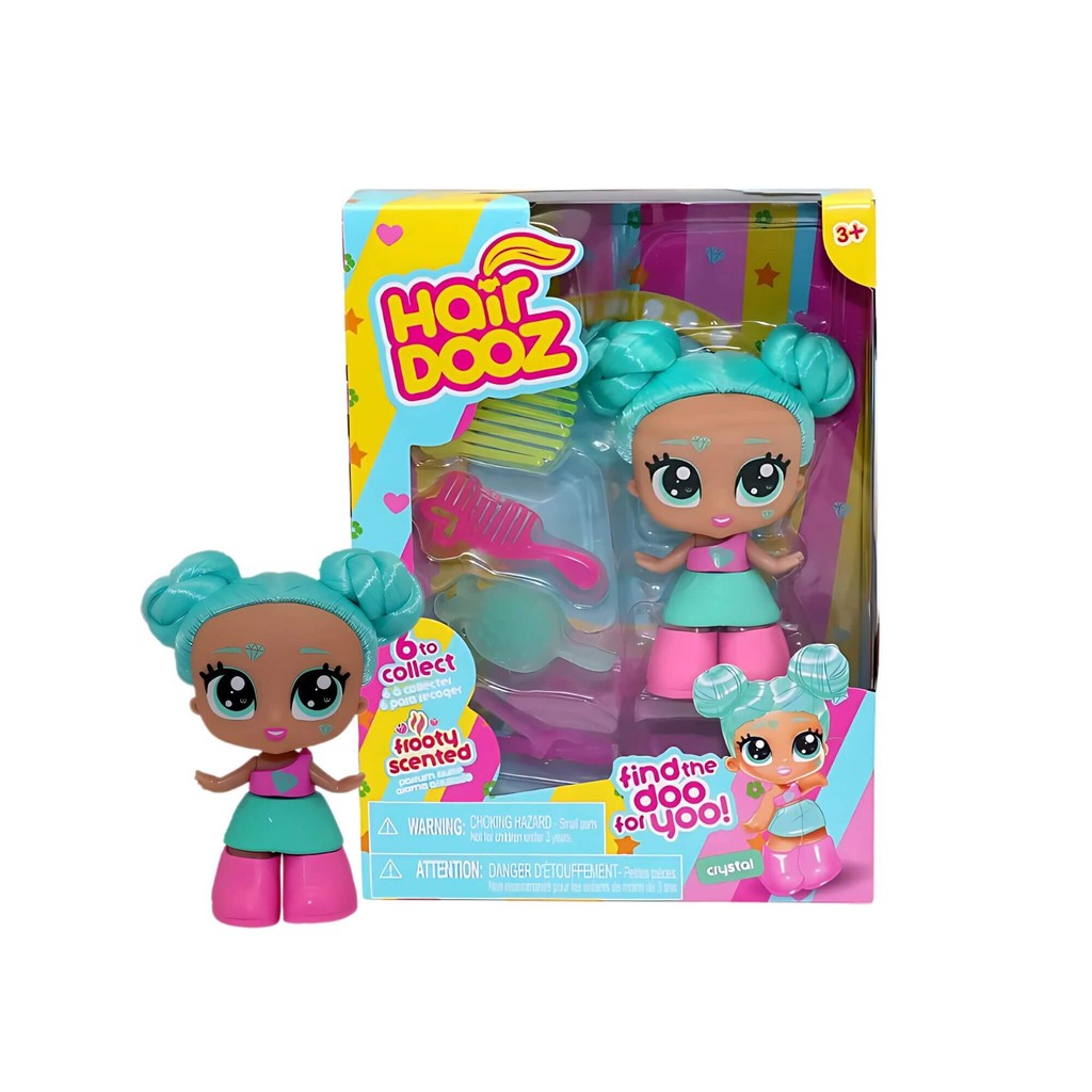 Brinquedo Infantil Hair Dooz Mini Boneca Colecionável Crystal 11cm 3+ anos Multikids - BR2217 em Oferta na Shopee