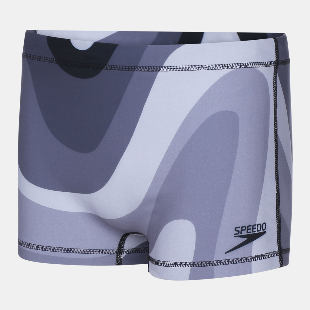 Sunga Boxer Beach Waves - PRETO
