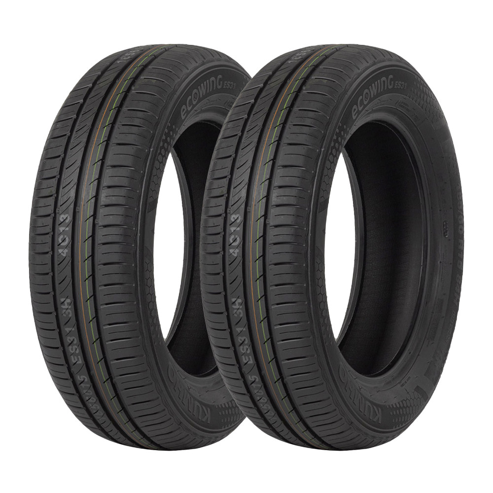 Jogo 2 Pneus Kumho Aro 15 Ecowing ES31 195/60R15 88H em Oferta na Shopee