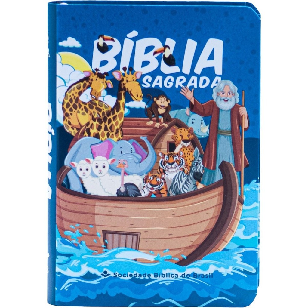 Bíblia Sagrada NAA | Edição de Bolso | Capa Semiflexível Arca Azul
