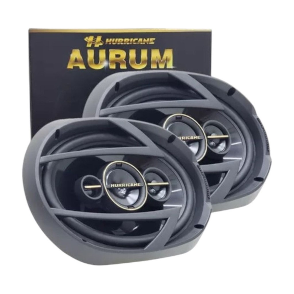 Alto Falante Hurricane 6X9 A69Q Aurum 250RMS em Oferta na Shopee