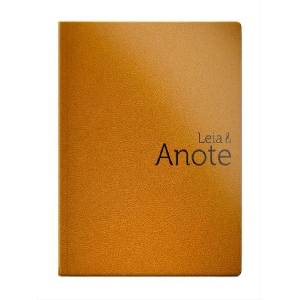 Bíblia Sagrada Leia e Anote | NVT | Letra Normal | Capa Luxo | Laranja em Oferta na Shopee