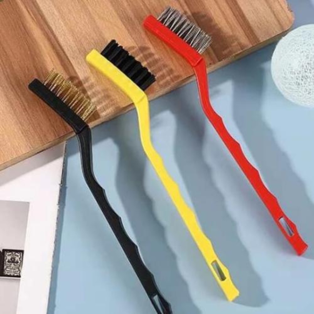 Escova de limpeza de fogão a gás multifuncional 3 peças