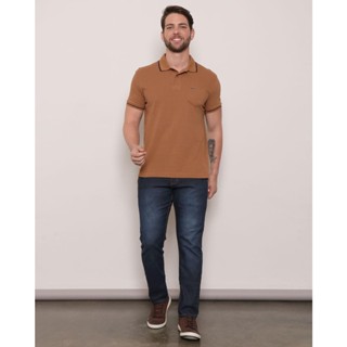 Calça Jeans Masculina Reta Azul