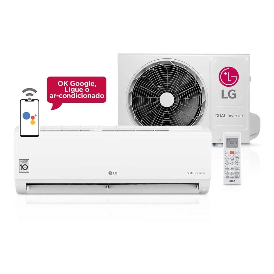 Ar Condicionado Split Hi Wall Inverter LG Dual Voice 9000 Bt