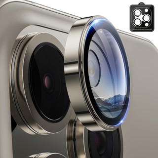 Protetor De Lente De Metal Para iPhone 15 Pro Max [Manter A Design Original] 9H Acessórios Protetores De Tela Da Tampa Câmera De Vidro Temperado