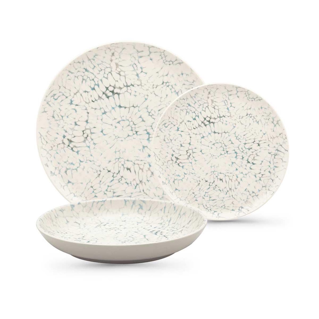 Aparelho de Jantar 18 Peças Oxford Flat Tie-Dye - Home & Living