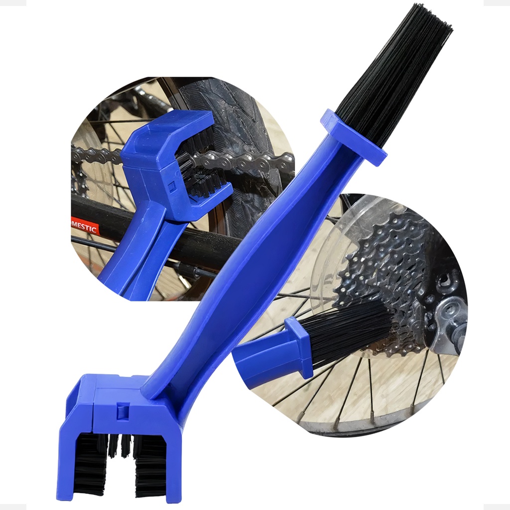 Escova Escovinha Para Limpeza De Transmissão Corrente De Moto Limpa Universal Bike Bicicleta