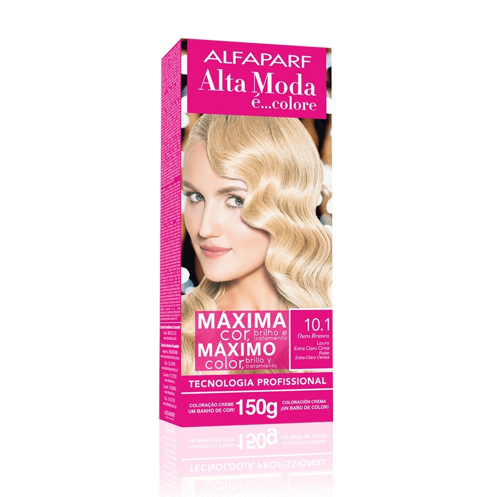 Tintura Alta Moda 10.1 Louro Extra Claro Cinza - Beauty