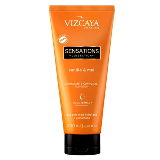 Hidratante Corporal Vizcaya Sensations Vanilla e Mel 200ml