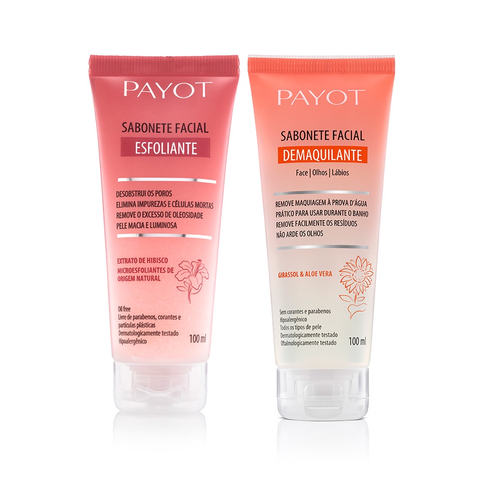 Kit Limpeza Sabonete Demaquilante e Esfoliante Payot em Oferta na Shopee