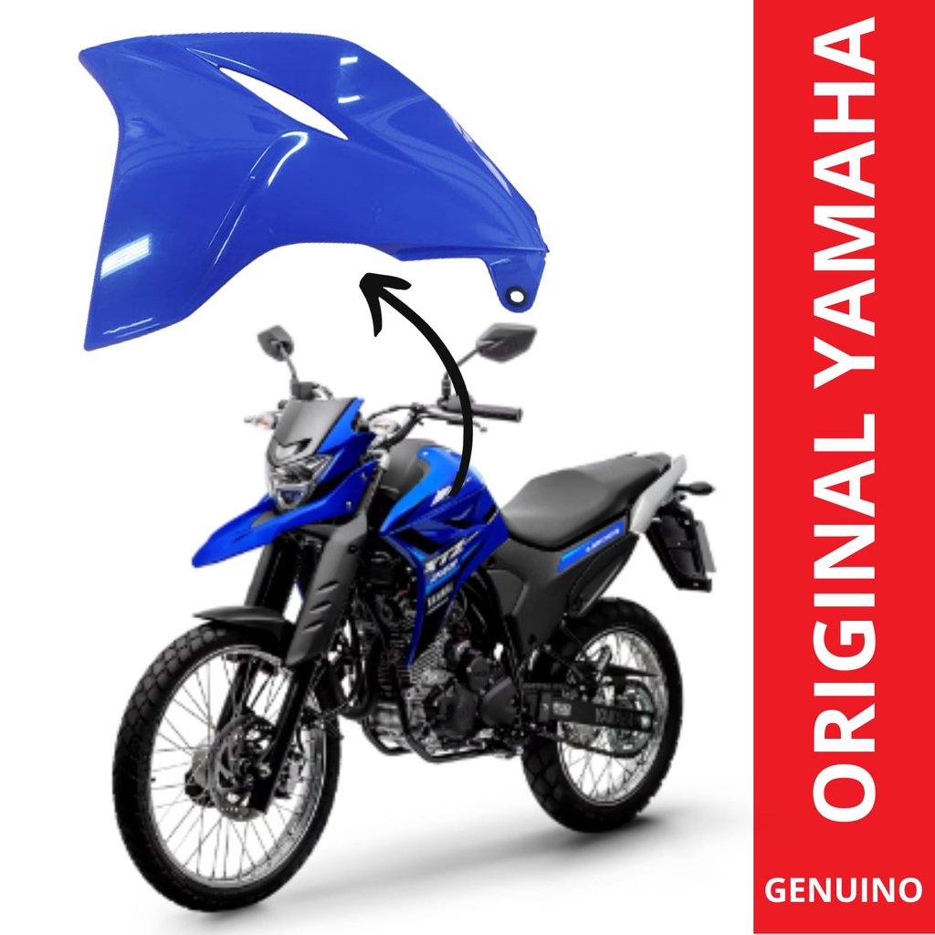 TOMADA ESQUERDA GUIA DE AR ABA TANQUE AZUL XTZ LANDER 250 2020 2021 2022 2023 2024