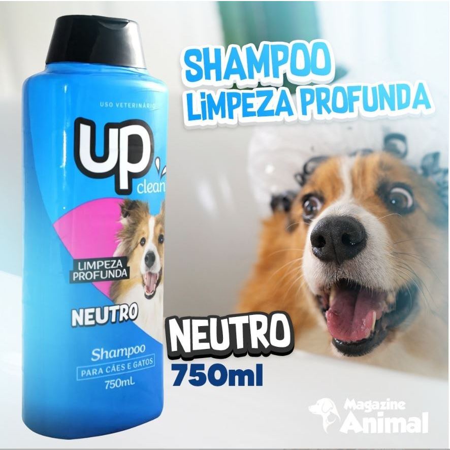 Shampoo para Cães e Gatos Up Clean 750ml Neutro