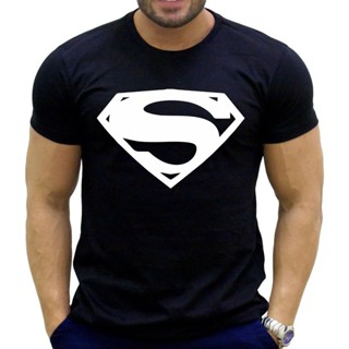 Camiseta Manga Curta Superman Herói Desenho Camisa 100% Algodão