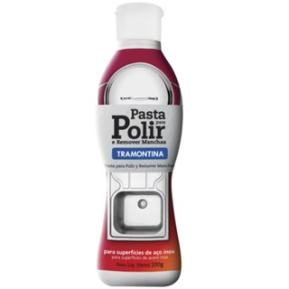 Pasta para Polir e Remover Manchas em Aço Inox 200g Tramontina - 60900000 em Oferta na Shopee