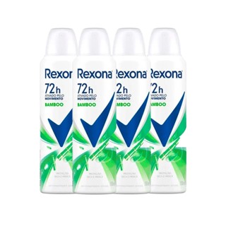Kit Desodorante Aerosol Rexona Bamboo 150ml - 4 Unidades