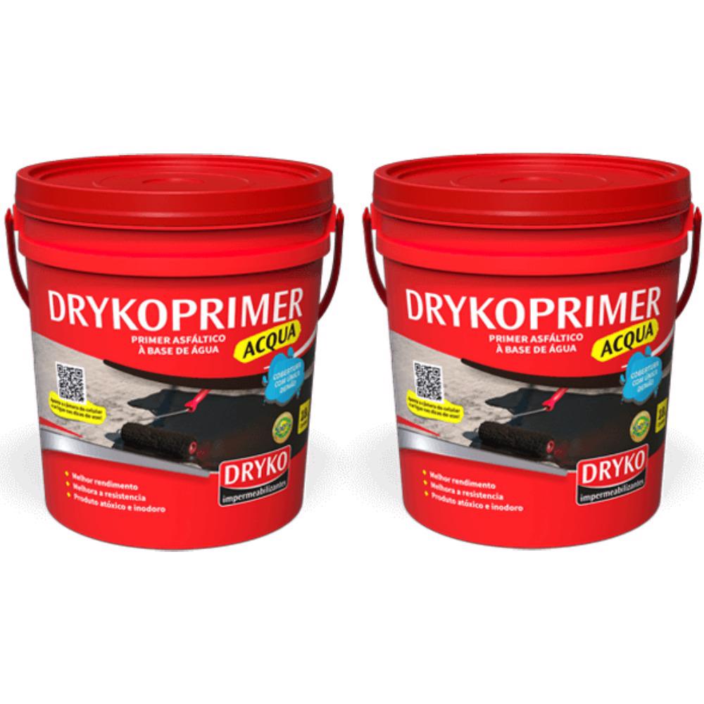 Primer para Manta Asfáltica Acqua 18 L 2 Unidades DRYKO - Home & Living