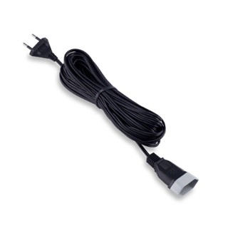 Cordão Prolongador Bipolar Preto 10 Metros Force Line