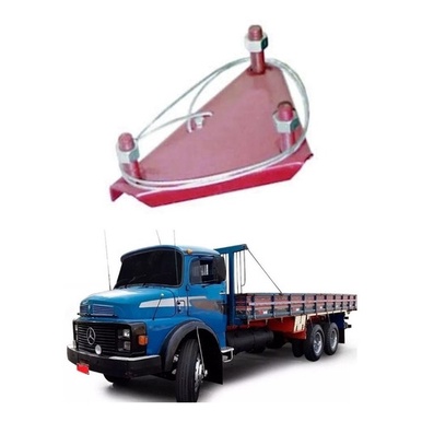 Travessa Suporte Estepe 3 Parafusos Mercedes 1313 Roda 10 F.