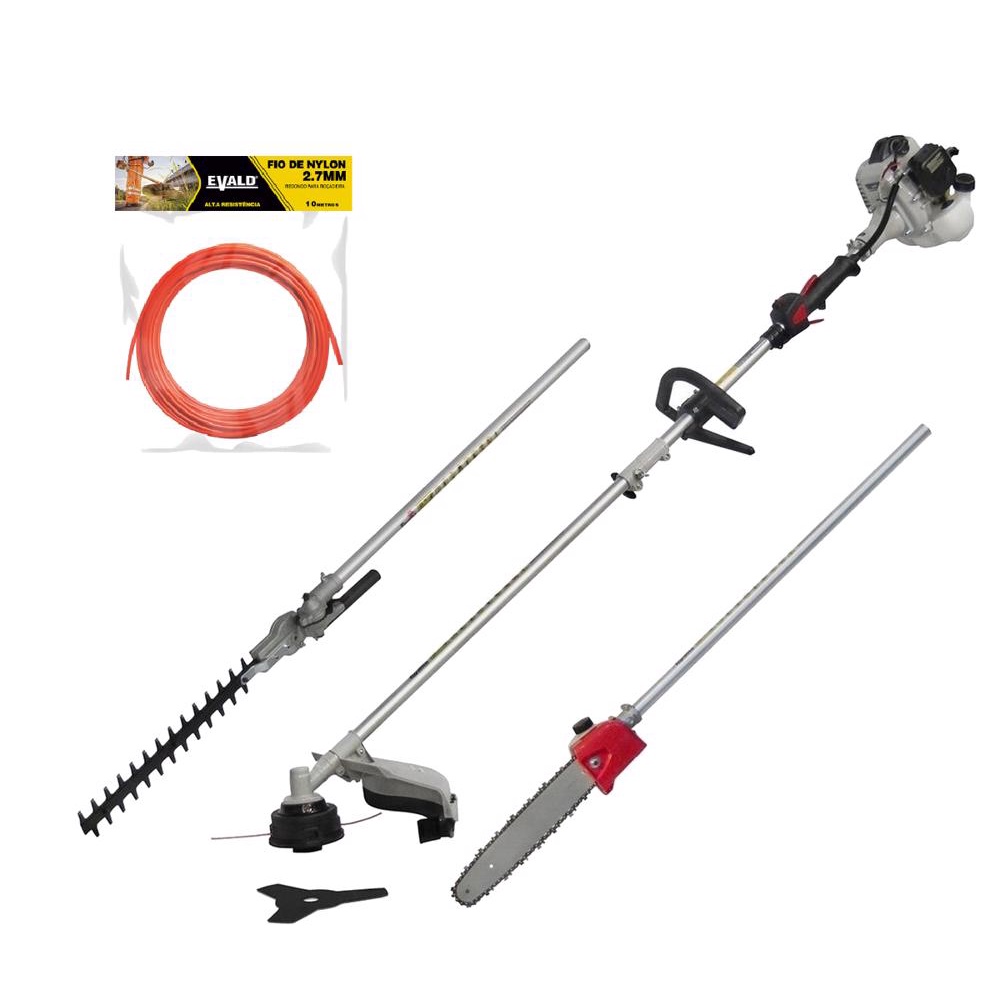 Roçadeira À Gasolina Multif 1Hp 25,4 Cc 2t Toyama Kit Nylon
