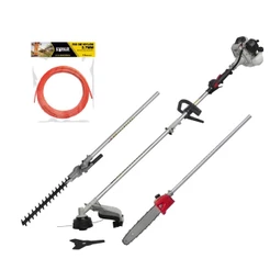 Roçadeira À Gasolina Multif 1Hp 25,4 Cc 2t Toyama Kit Nylon
