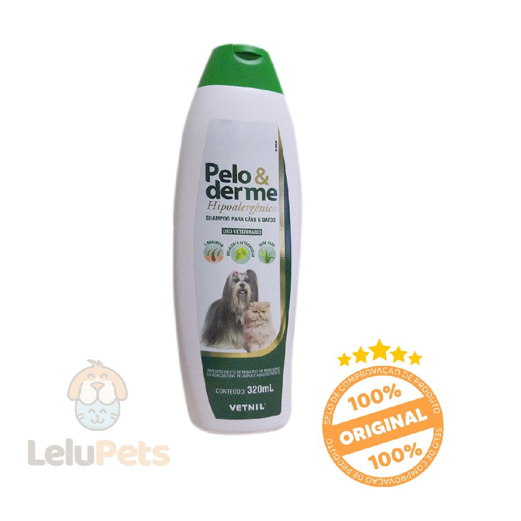 Shampoo Hipoalergênico para Cães e Gatos Pelo E Derme 320ml em Oferta na Shopee