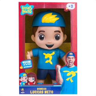 Boneco Luccas Neto Detalhes Realistas 5 Pontos De Articulações 45cm +De 3 Anos Mimo Toys - 1000 em Oferta na Shopee