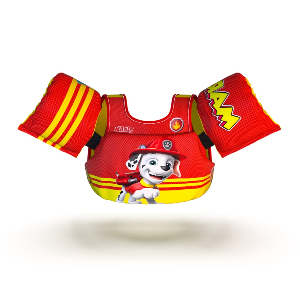 Boia Infantil com Colete Salva Vidas Nash - Patrulha Canina Marshall - Sports & Outdoors