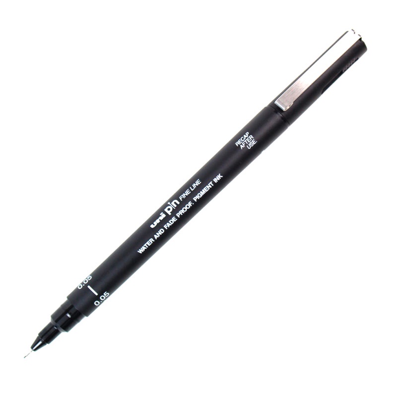 Caneta Nankin Uni Pin fine line 0.05 Preto Mitsubishi - Stationery