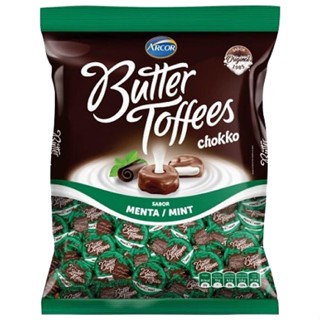 Bala Butter Toffees Chokko Menta Arcor 100g
