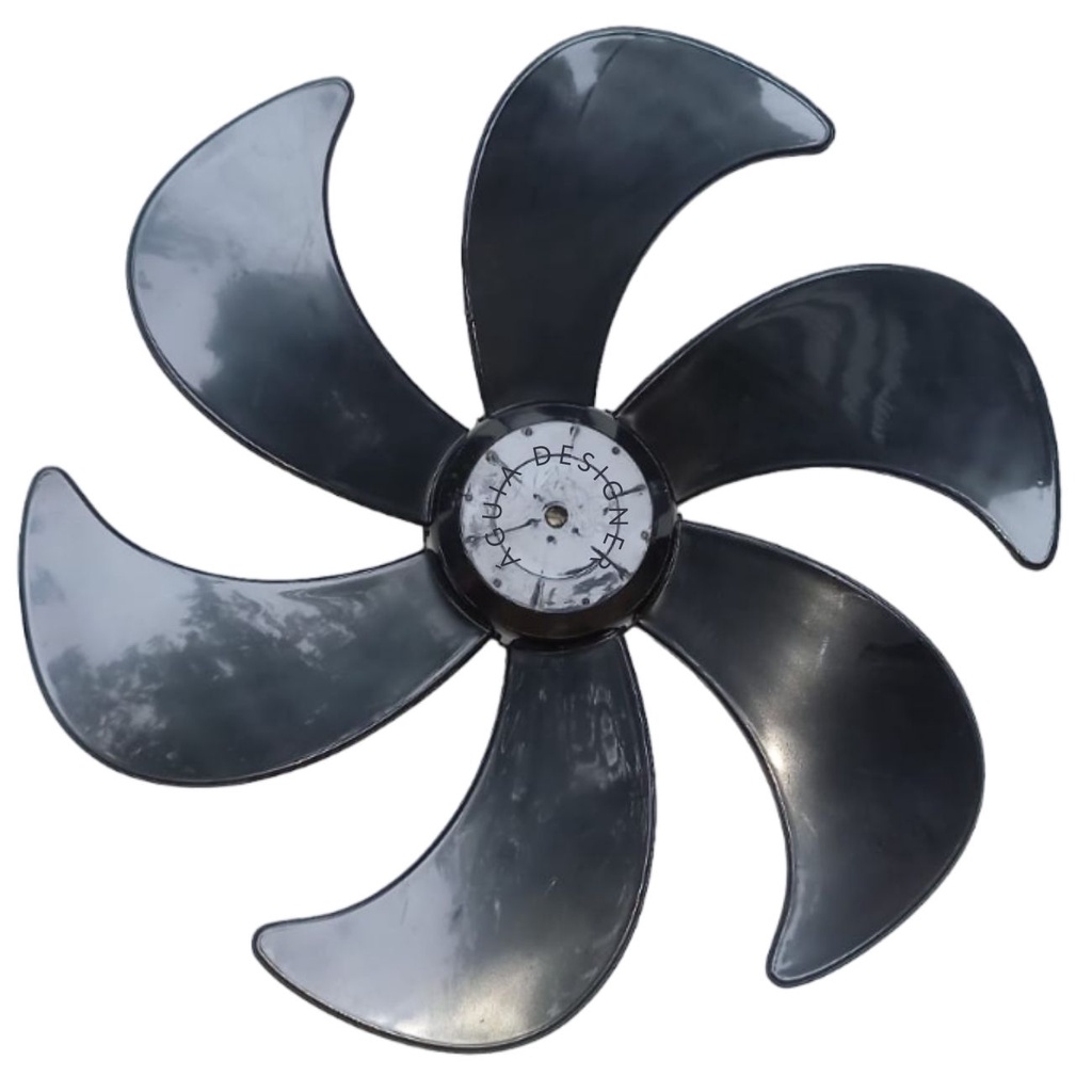 Hélice compatível p/ Ventilador Mondial Nv-45 Nv-75 Nv-06 Vt40 Vt41 Vt42 Vt43 Nvt42 Nv41 Nv61 V71 40cm Preta