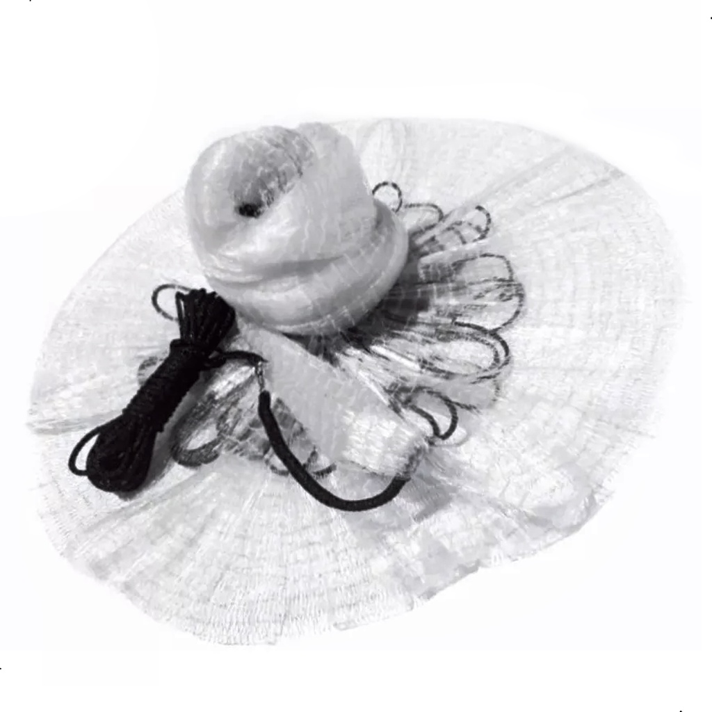 Tarrafa Pesca Lambari Piaba Cara Malha 1.2 x 2,00mx12m Roda em Oferta na Shopee