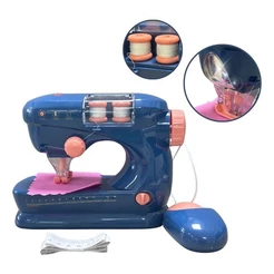 Máquina De Costura Infantil Mini Ateliê Importway Azul