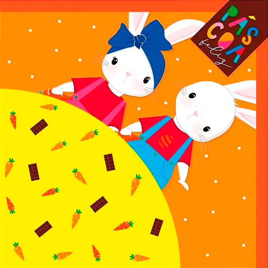 Saco Express 49x49cm para Ovos de 750g a 1kg - Brilho de Páscoa - 25 unidades - Cromus - Rizzo Distribuidora em Oferta na Shopee