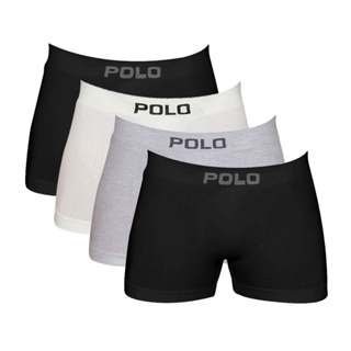 Kit 4 Cuecas Polo 781 Algodão Boxer Sem Costura Sortido em Oferta na Shopee
