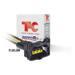 Conector Chicote Bobina Sensor Map Sensor Rotação 3 Vias