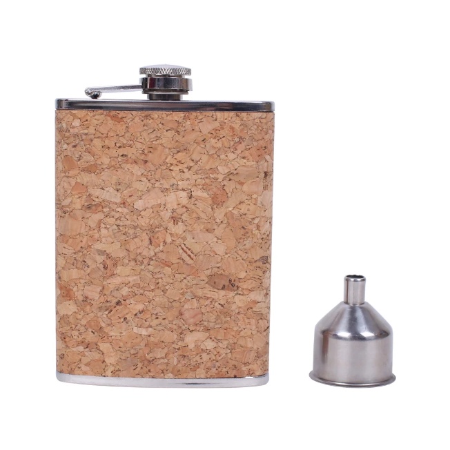 Cantil em Aço Inox e Cortiça com Funil Cantil em Aço Inox e Cortiça com Funil