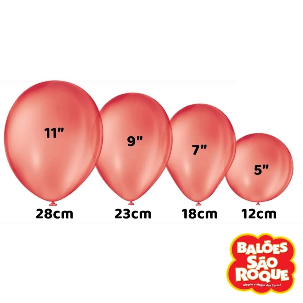 Balão Bexiga Látex Festa Tamanho 7 c/50 Unidades - São Roque · foto 2