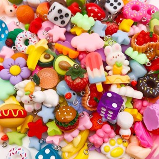 Pingentes kit com 26 UNIDADES (13 pares Sortidos) p/ fazer Brincos Divertidos Artesanato Aesthetic Indie Kawaii DIY Acessório faça você mesma