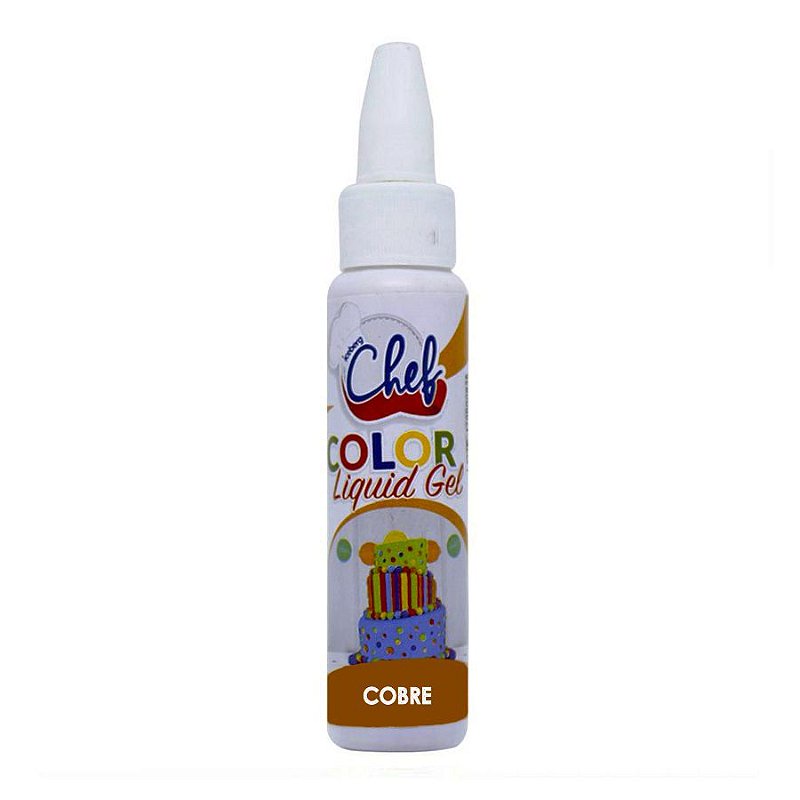 Corante Liquid Gel Cobre 25g Iceberg - Food & Beverages