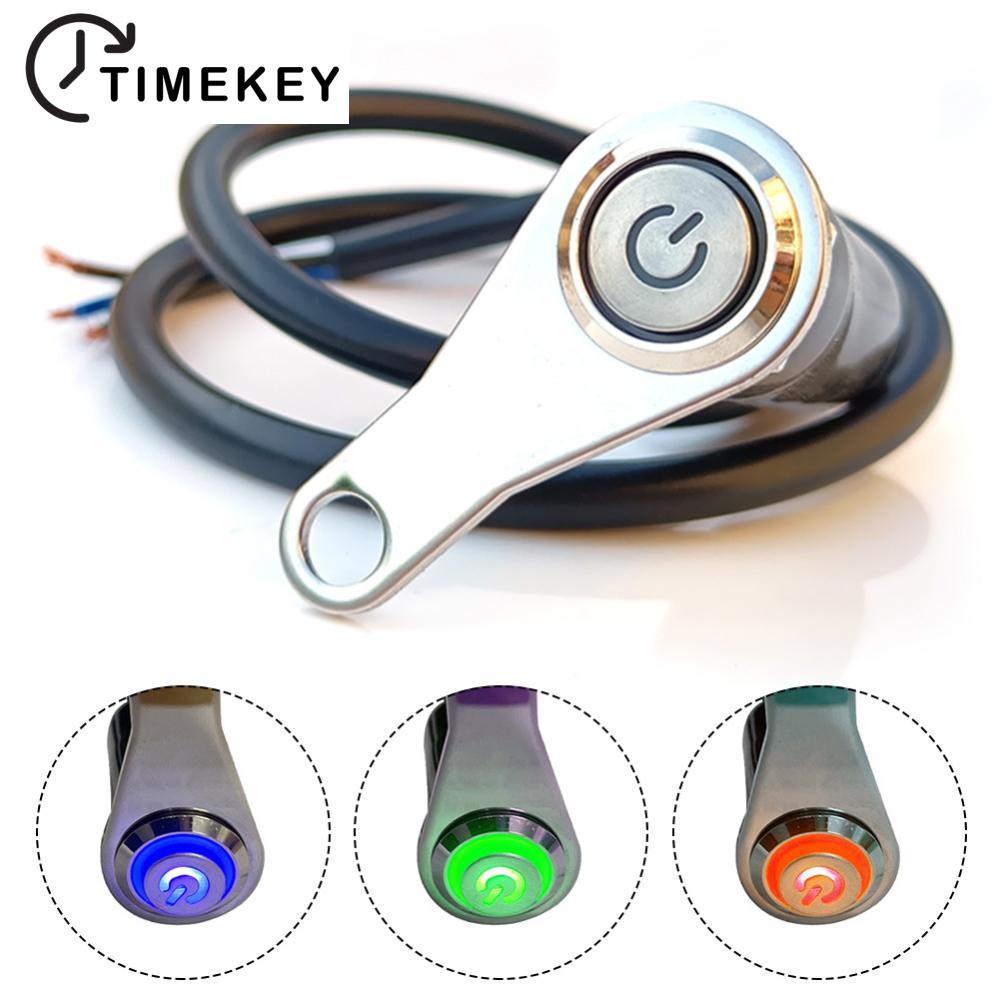 TKEY 12V Interruptor LED De Motocicleta ON-OFF Farol De Mão Com Barra De Direção Ajustável Montagem À Prova D'água De Luz De Nevoeiro E1T9 em Oferta na Shopee