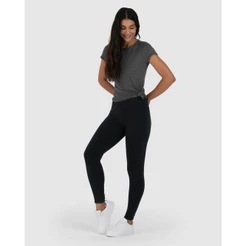 Calça Legging Básica Feminina Cintura Média Em Supplex®