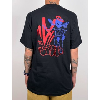Camiseta Masculina 100% Algodão 30.1 em Algodão Chronic Anjo Balaclava Moda Streetwear Envio Imediato
