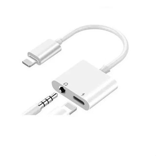 Adaptador Duplo Lightning P2 Fone Carregador Para iPhone em Oferta na Shopee