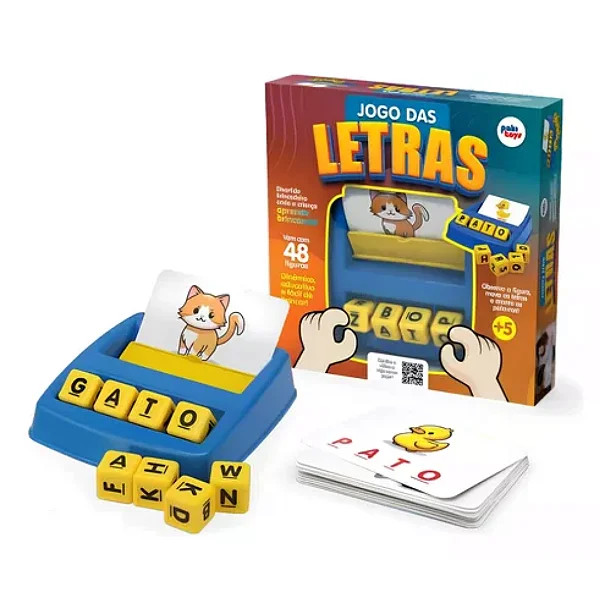 Brinquedo Educativo Jogo Das Letras Divertido em Oferta na Shopee